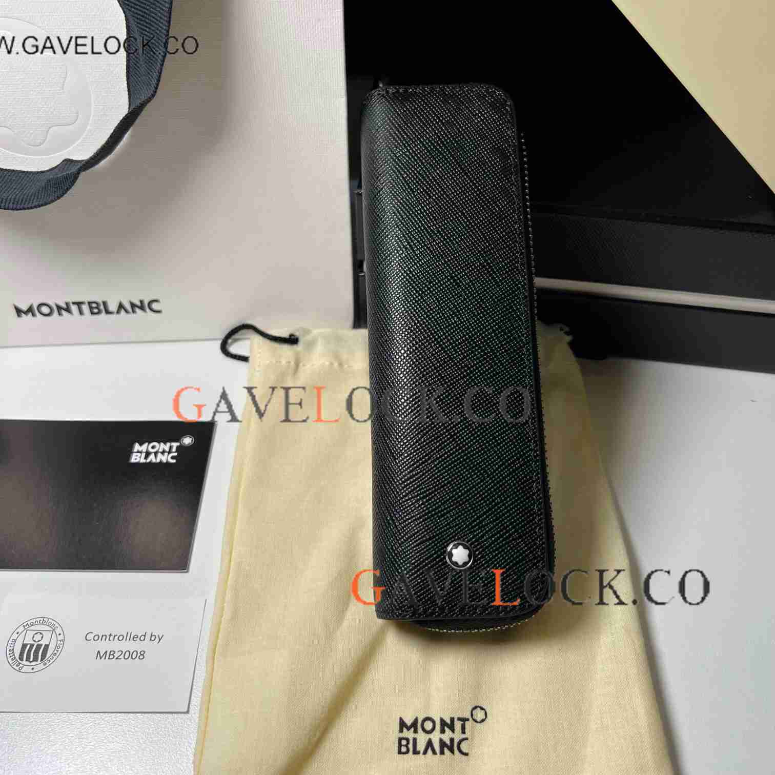 High Quality Copy Montblanc Sartorial 1 Pen Leather Pouch Zip - Click Image to Close